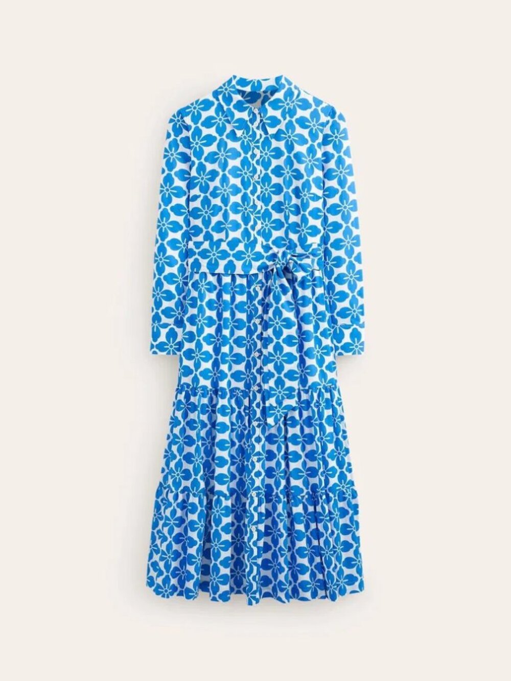 NWT Boden Flo Cotton Midi Shirtdress Sz 2 - Picture 2 of 6